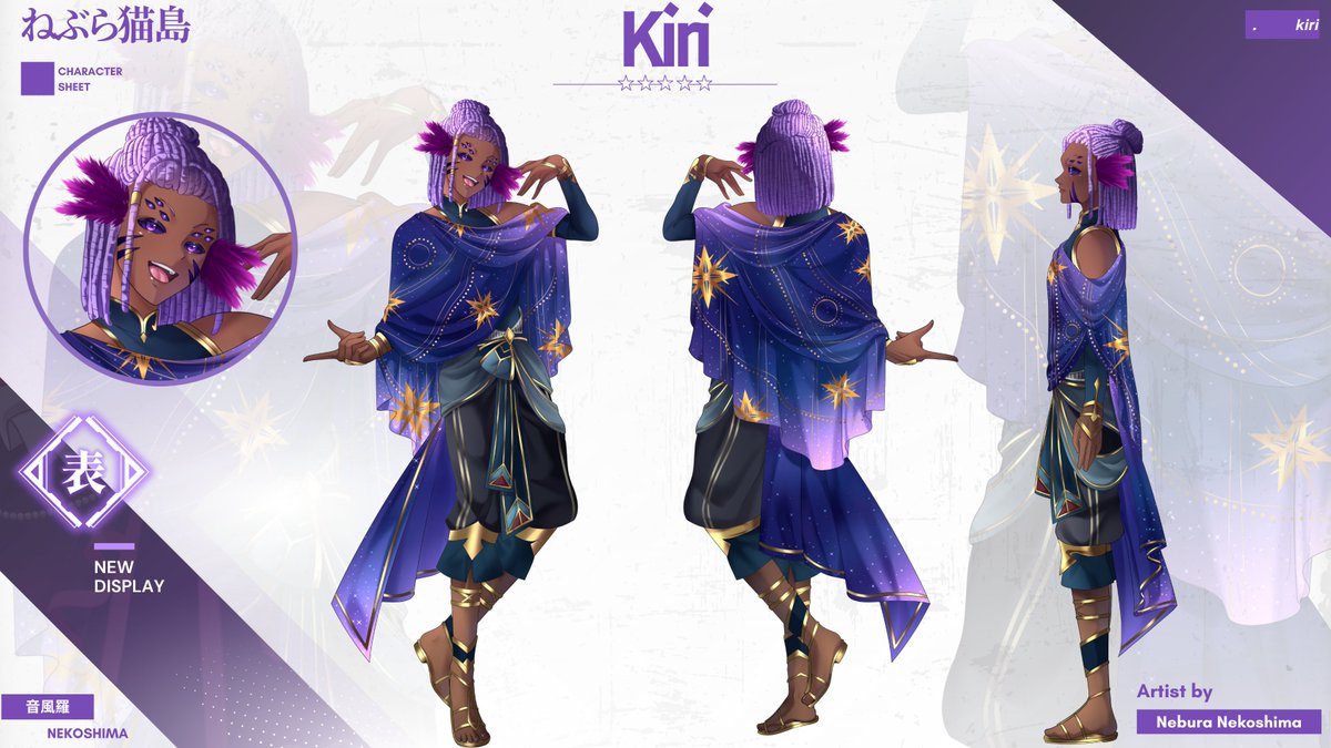 NeburaNekoshima's tweet image. new char sheet comms 

big thanks to @/kiri_nx
 #vgencomm #refsheet