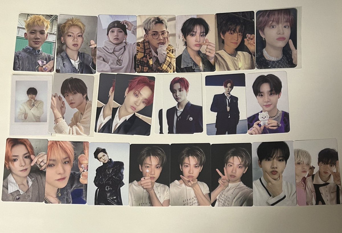 __gkyu_ii's tweet image. TREASURE トレ NCT WISH ウィシ RIIZE ライズ トレカ グッズ 交換

【譲】
TREASURE ヒョンソク ジフン ヨシ ジュンギュ ジェヒョク アサヒ ハルト ジョンウ ジョンファン

【求】
NCTWISH リク&amp;gt;TREASURE ジュンギュ、RIIZE ソンチャン、NCTWISHサクヤ

郵送
条件の合う方気軽にお声がけください🙇‍♀️