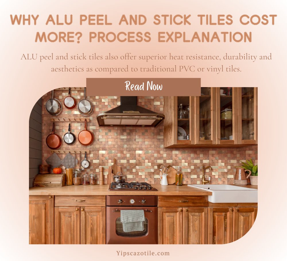 Why ALU Peel and Stick Tiles Cost More? Process Explanation🤔
ALU peel and stick tiles also offer superior heat resistance, durability and aesthetics 👍
Read now>>👉tinyurl.com/ykegqyya
#tileadhesive #walldecor #peelandsticktiles #homedesign #tiles #kitchendecor