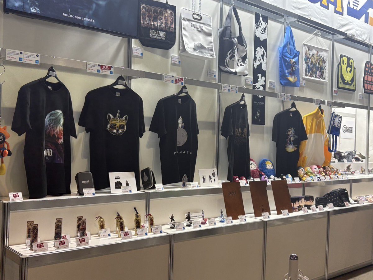 ＼#東京ゲームショウ2025 にてイーカプコン出張所を出店中！✨／
既存の商品に加え、先行販売のグッズも盛りだくさん🔥
9/27（土）、9/28（日）も販売しておりますので、ぜひお立ち寄りください！
 
ホール9にてお待ちしております♪

#カプコン #Capcom #東京ゲームショウ #TGS2025