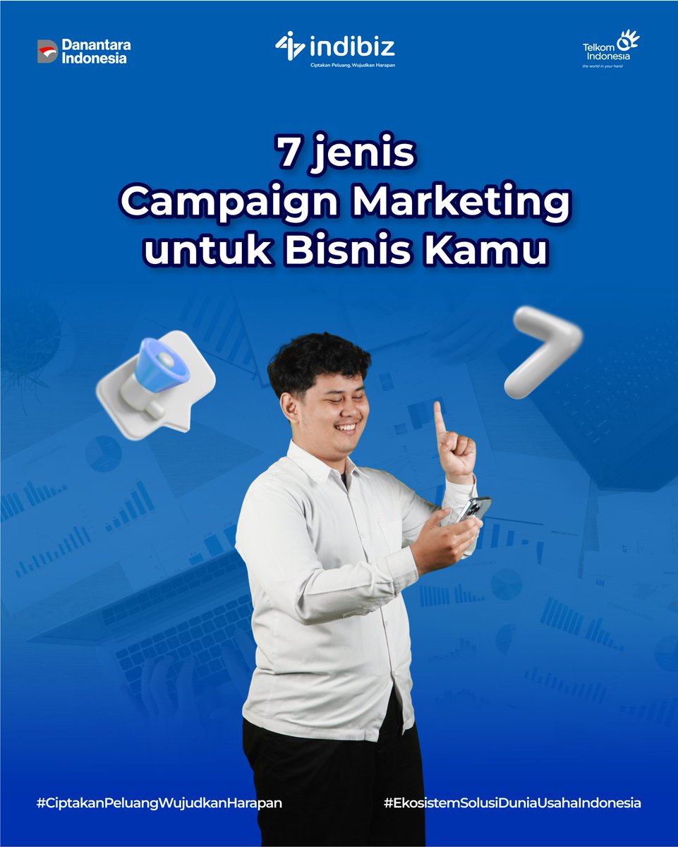 Indibiz_jtdiy's tweet image. Jangan sampai kelewatan buat tau jenis-jenis campaign marketing yang bisa bikin usahamu ngegas banget!
#Indibiz #Indibizjtd #DigitalMarketing
#CiptakanPeluangWujudkanHarapan
#EkosistemSolusiDuniaUsahalndonesia