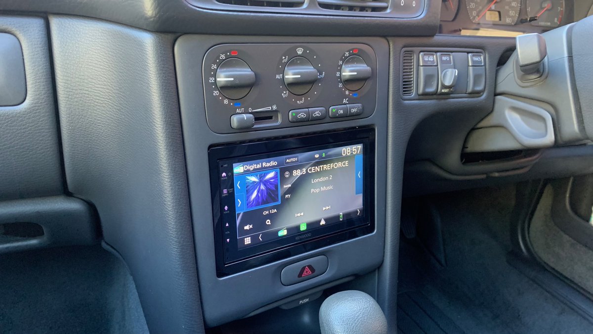 dynamic_audio's tweet image. Today we have a @VolvoCarUK V70 1998 model here for a stereo upgrade.

This time we chose the new wireless model from @Kenwood_UK , the DMX6523DABS. 

Combined with the @Connects2  fitting accessories we were able to install the stereo.

End result is another great install.