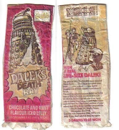 I could MURDER a Daleks Death Ray lolly!