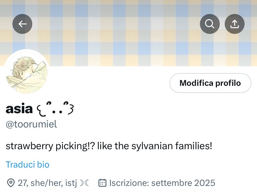 cambio di profilo 🎐 chiunque volesse mantenere il follow mi trova qui !!