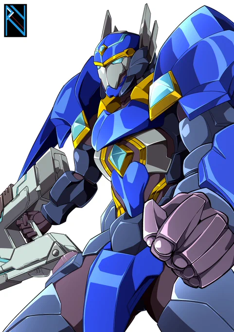 ご依頼頂きました! オリジナルキャラ、組織の隊長です! #Skeb