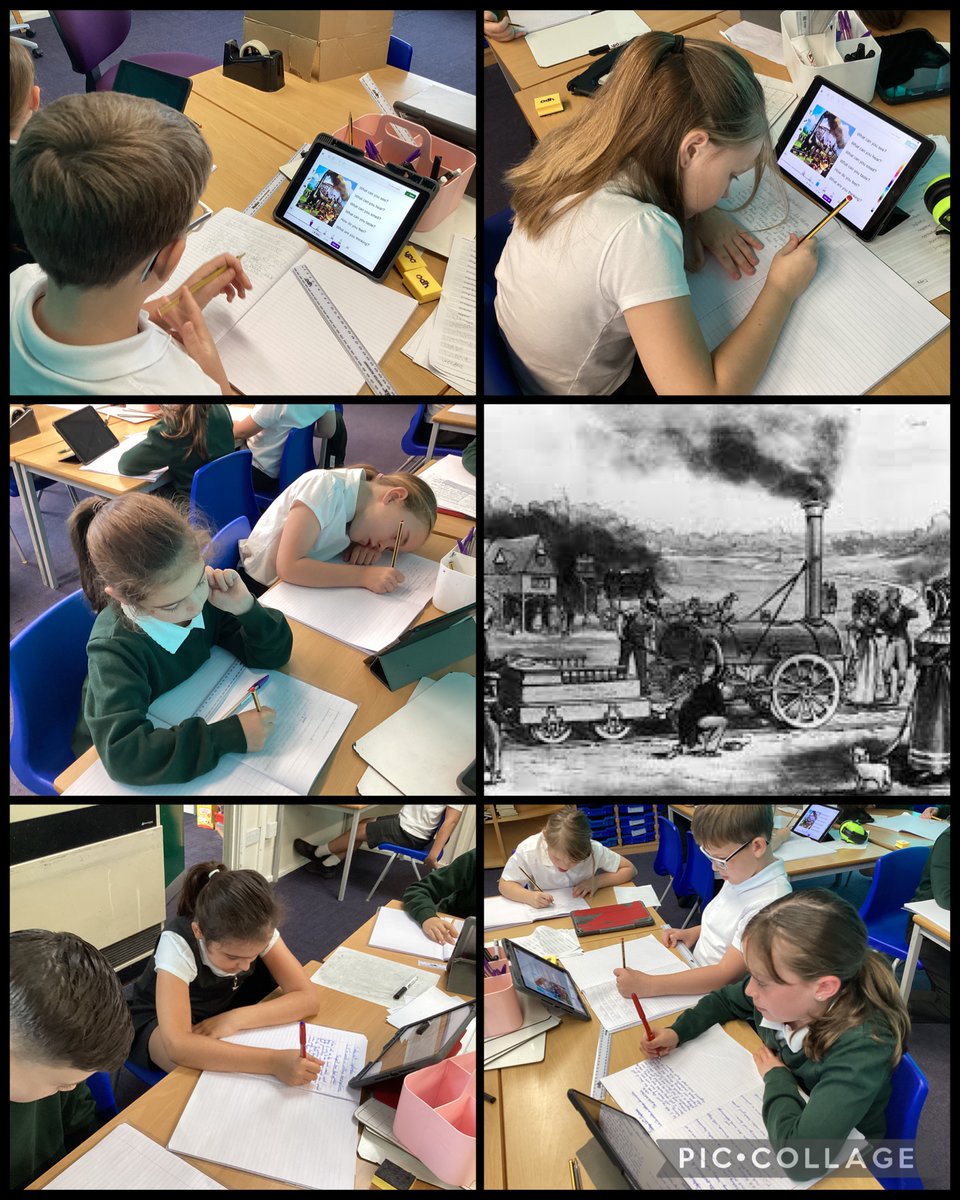 BaderPrimary's tweet image. Y4R are using their imagination to set the scene of the first passenger railway journey 200 years ago in #BaderEnglish #SDR200 #RRSarticle3 🚂