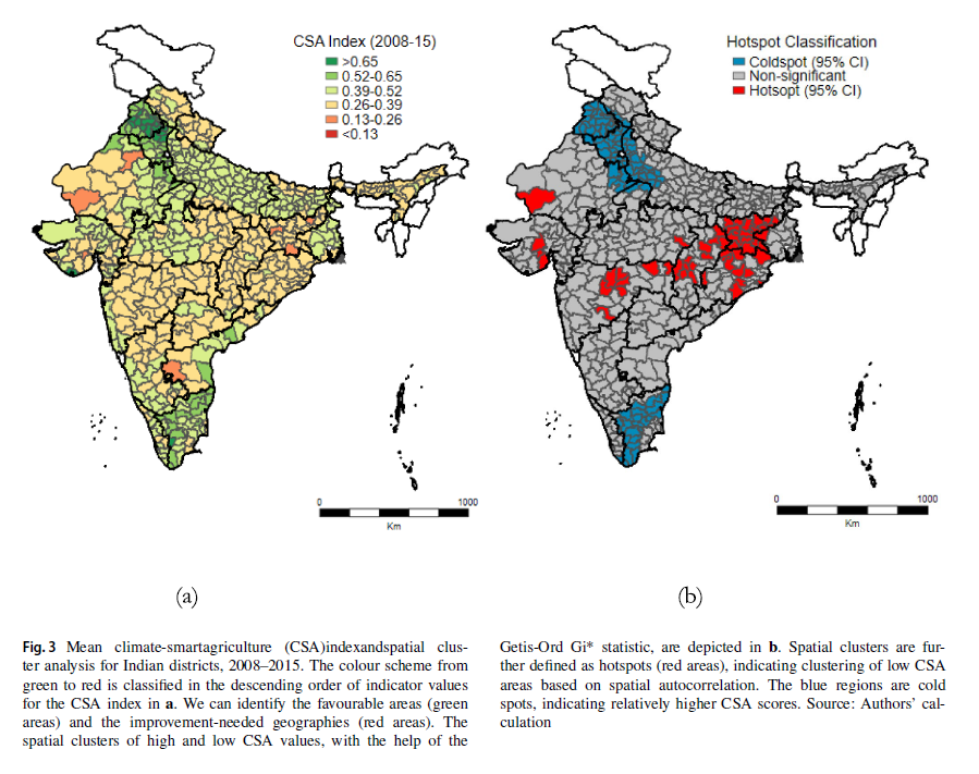 BISA__India's tweet photo. 🚨 New Publication!

BISA study maps the #hotspots of climate-smart agriculture and #climate risks in India, highlighting where #adaptation efforts can have the max. impact.

Published in Regional Environmental Change: https://t.co/yuW4Y1YMD8

@kaushikbora91 @Paresh_Shirsath https://t.co/3cUtGdv4fj