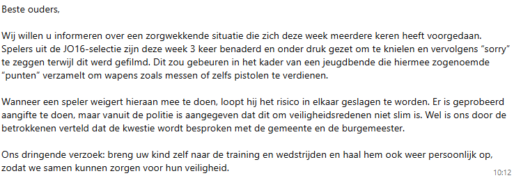 Ik kreeg vanmorgen onderstaande app vanuit een oudergroep.

Roethof #debat #Ouwehand Timmermans #vandaaginside