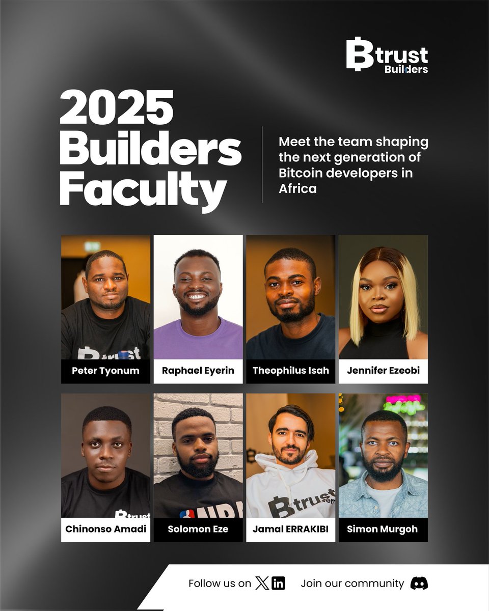 btrust_builders's tweet image. Behind every successful Btrust Builders cohort is a faculty team whose dedication carries the program forward. 🧡
This year, many of them, alumni themselves, returned to mentor, teach and walk alongside participants, turning their own experiences into guidance for the next wave…
