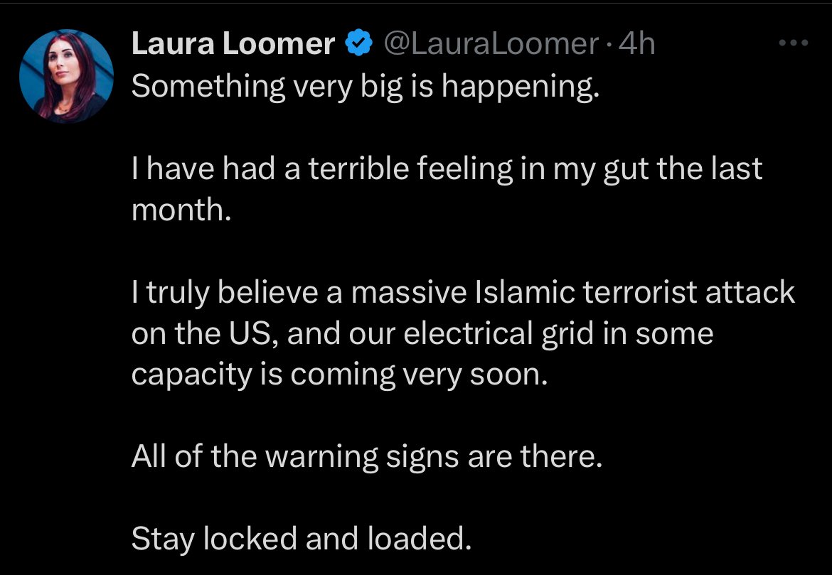 AdameMedia's tweet image. She knows something. 

Her bosses in Israel have told her.