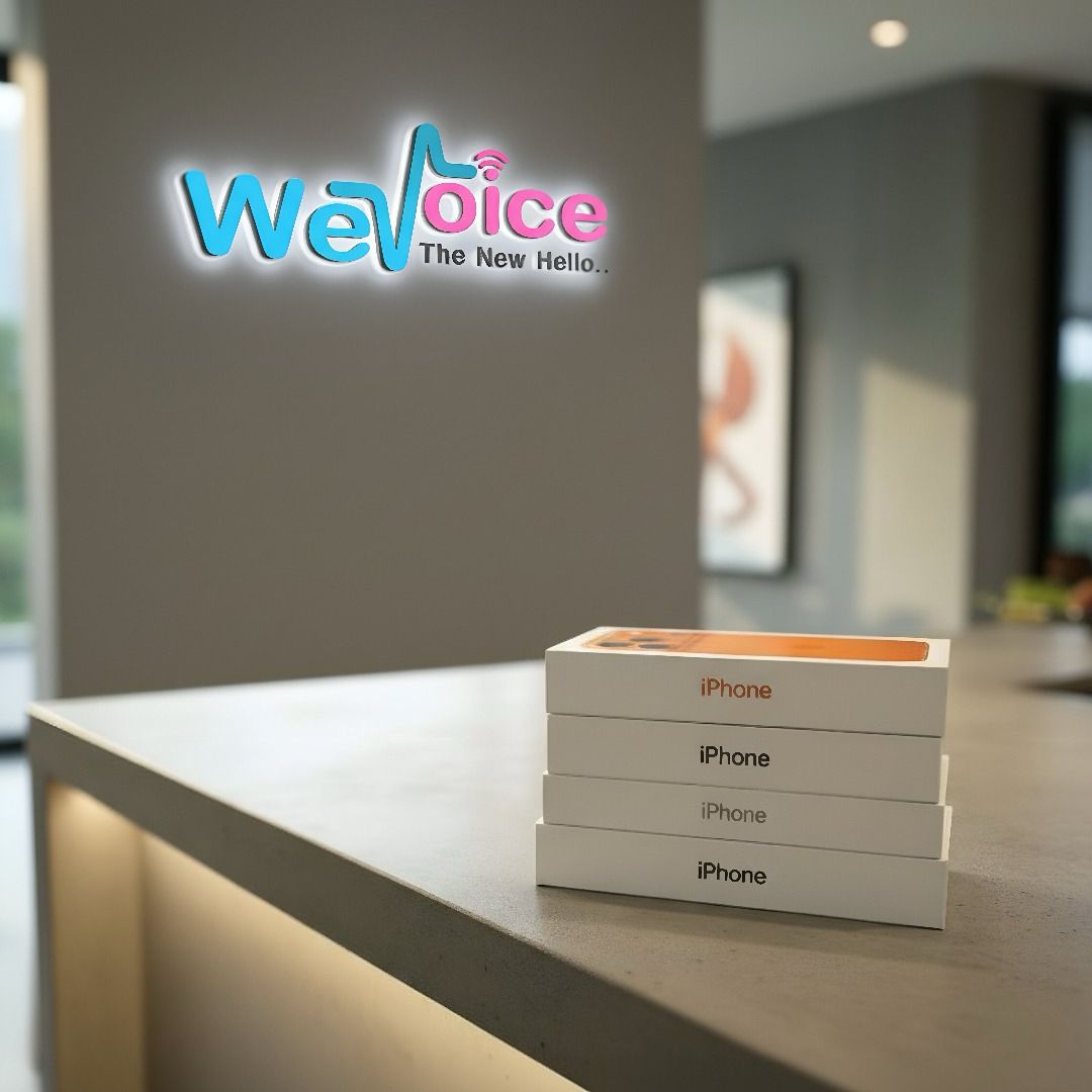 wevoiceuk's tweet photo. The future just landed at We Voice!
 The iPhone 17 is here… sleek, powerful, and built to redefine the way you connect.

 At We Voice, we bring you more than the latest devices. We combine cutting-edge smartphones with unbeatable connectivity, giving you #TheNewHello. https://t.co/NiVFFx0AlH