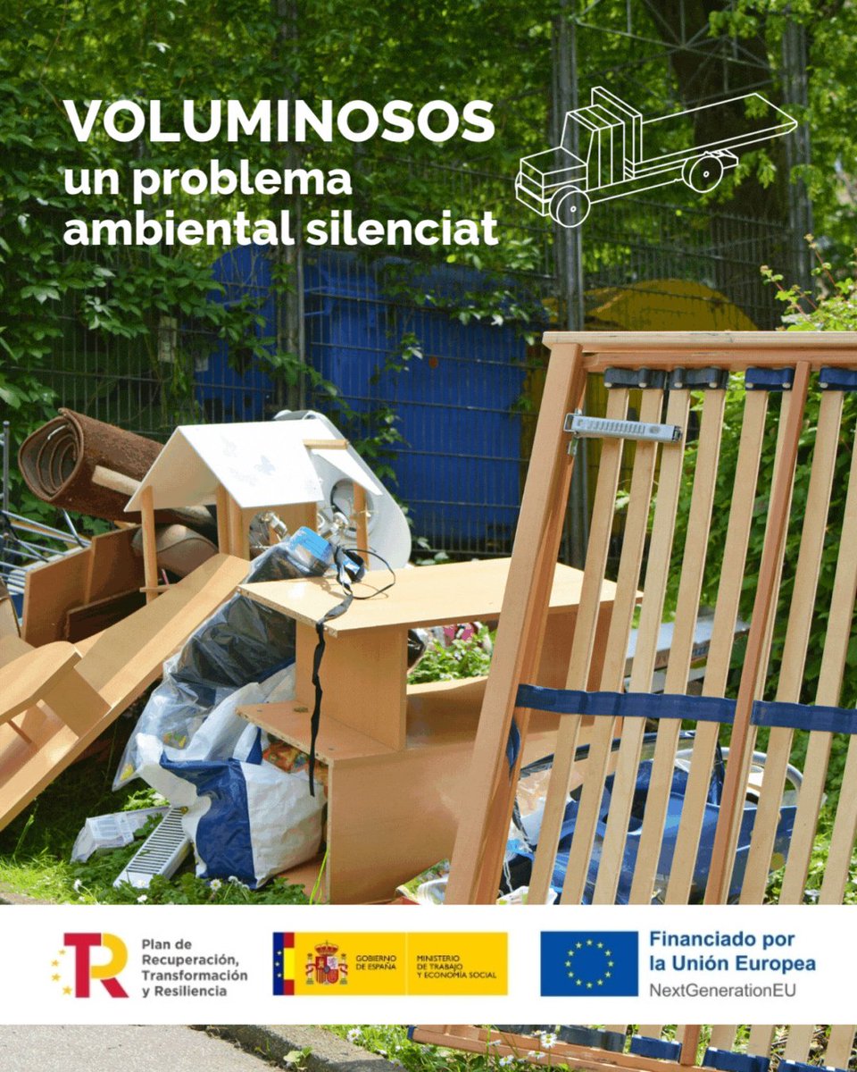 📢 Abandonar un moble al carrer NO és reciclar. És contaminar.
A Andròmines tanquem el cercle responsablement. ♻️

✅ Truca al teu ajuntament
✅ Fes servir el servei de recollida
✅ Dona’l per reutilitzar-lo

Més info: andromines.net/blog

#Actua #VoluminososResponsables