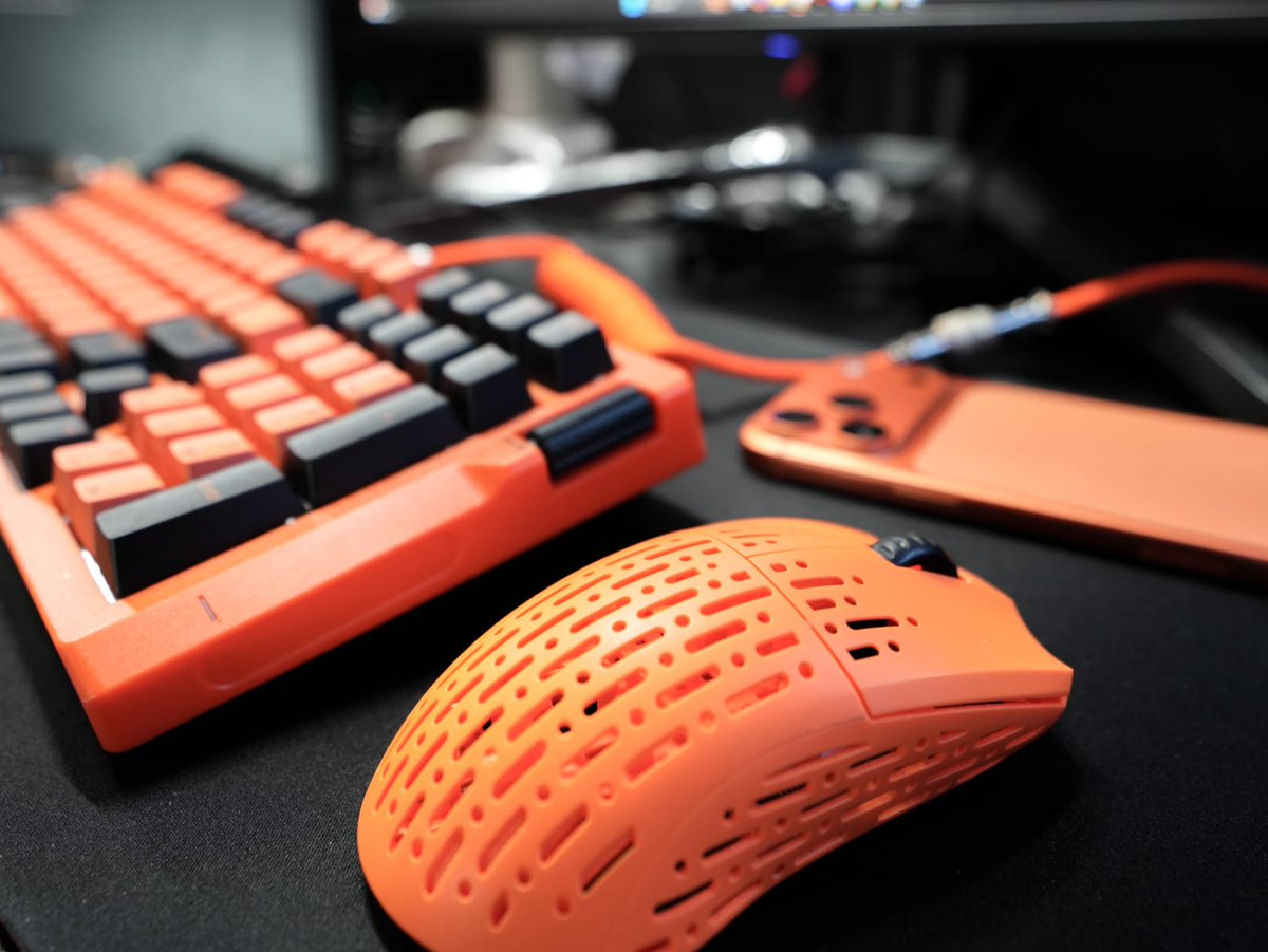 So <a href="/Apple/">Apple</a> launched a new iPhone 17 in #BTC orange, only a matter of time to be able to buy products directly using cryptocurrency.

Ahead of the curve, the #BTC Orange Sleeper Pro gaming mouse is paving the way to unite and bridge web2 &amp; 3 gaming.

The first web3 gaming hardware.