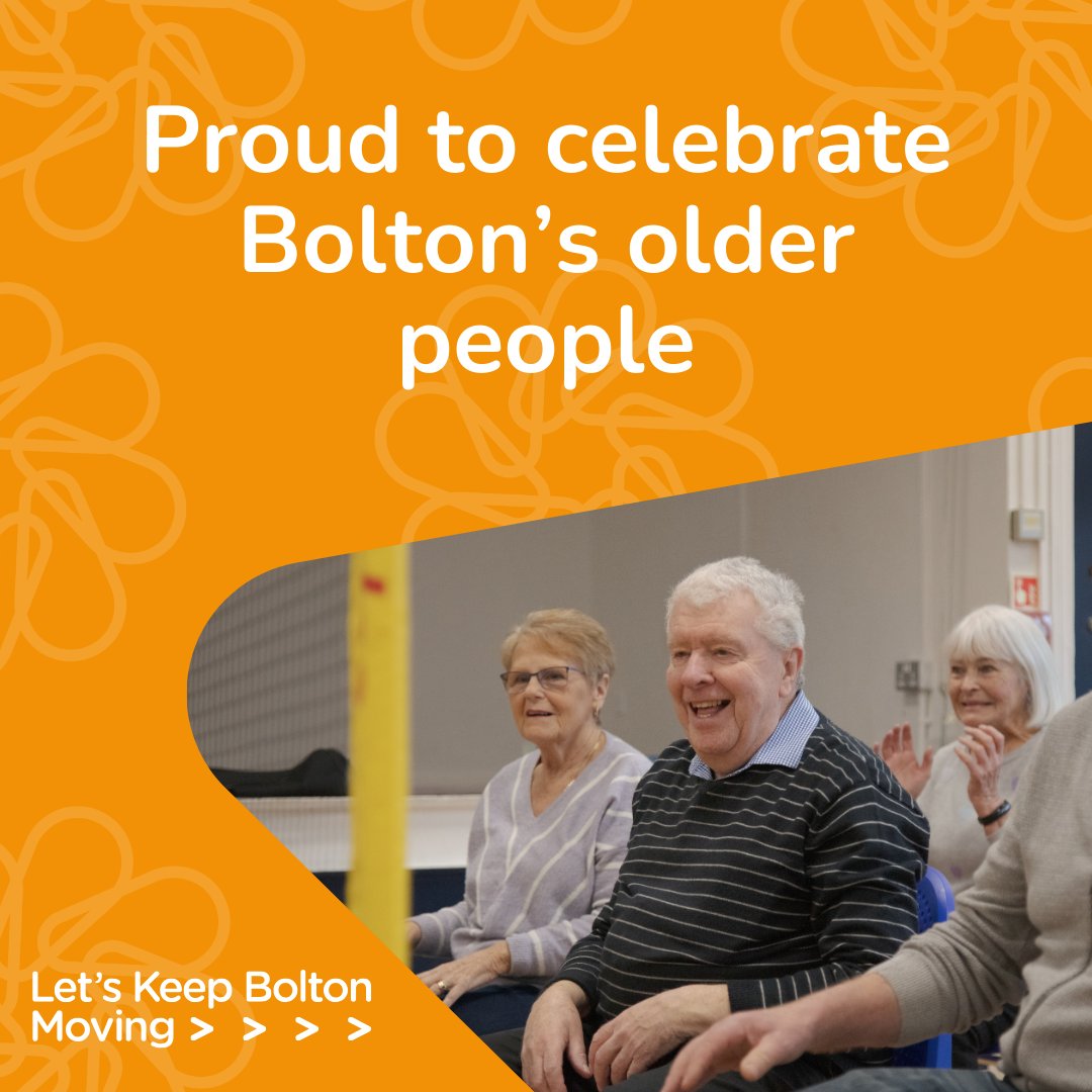 We’re proud to celebrate Bolton’s older people - their energy, resilience, and the bonds they share across our town.

🌟 Celebrating the Power of Our Social Connections

#IDOP2025 #BoltonIDOP #SocialConnections