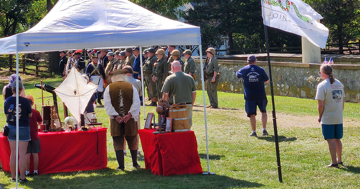 CCPC staff joined neighbors &amp; partners for Paoli Battlefield Heritage Day at Paoli Battlefield last Saturday, 9/20! The event provided a glimpse of what soldiers wore &amp; carried into battle, along with guided history talks, engaging displays, and more.