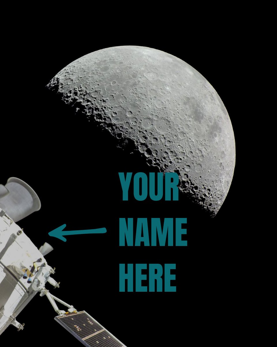 SpaceHumanity's tweet image. 🌌 Dream Big: Send Your Name to the Moon with NASA&apos;s Artemis II! 🌌

At Space for Humanity, we&apos;re all about expanding access to space and inspiring a global perspective shift through the Overview Effect—to benefit Earth and all its inhabitants.

While we sponsor purpose-driven…