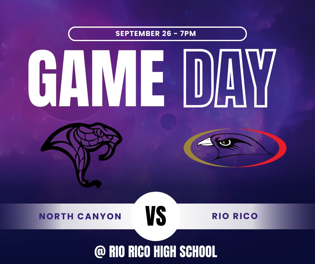 🏈 GAME DAY!!! 
🕛 7PM
📍 Rio Rico High School 
Rio Rico vs North Canyon
#weoverme
#processoveroutcome