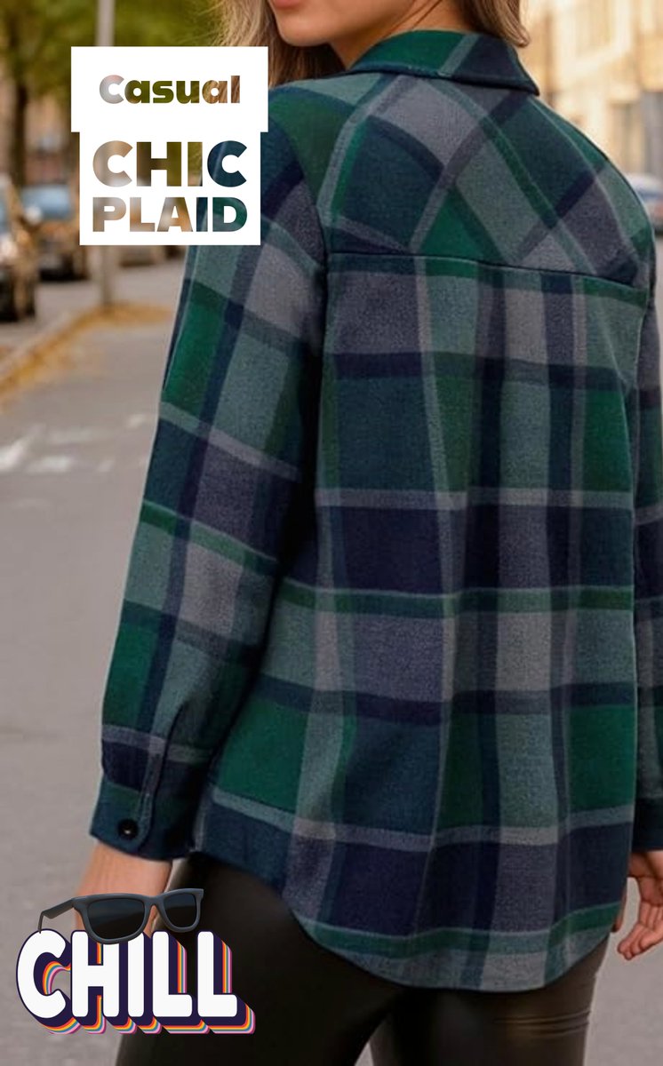 ArtistEvolve1's tweet image. Layer up in style with this cozy plaid shacket designed as the perfect mix of shirt and jacket 🌿

👉 Click Here: amzn.to/4moAVMx

#PlaidShacket #FallFashionStyle #OversizedFlannel #ButtonDownJacket #CasualLayering #CozyAndChic #SeasonalStaple #StreetStyleLooks #Fall