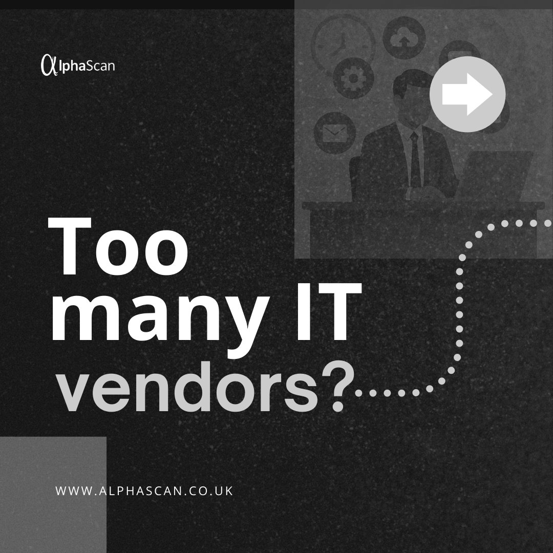 alphascanit's tweet image. Managing multiple IT suppliers is complex and costly. 

AlphaScan simplifies procurement and vendor management, so you get the best deals without the hassle. 

💡 Smarter IT decisions start here → lnkd.in/dciRifvR

#Alphascan #Hampshire #ChandlersFord #Winchester