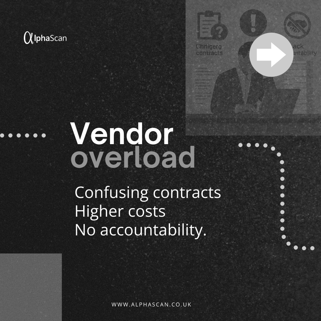 alphascanit's tweet image. Managing multiple IT suppliers is complex and costly. 

AlphaScan simplifies procurement and vendor management, so you get the best deals without the hassle. 

💡 Smarter IT decisions start here → lnkd.in/dciRifvR

#Alphascan #Hampshire #ChandlersFord #Winchester