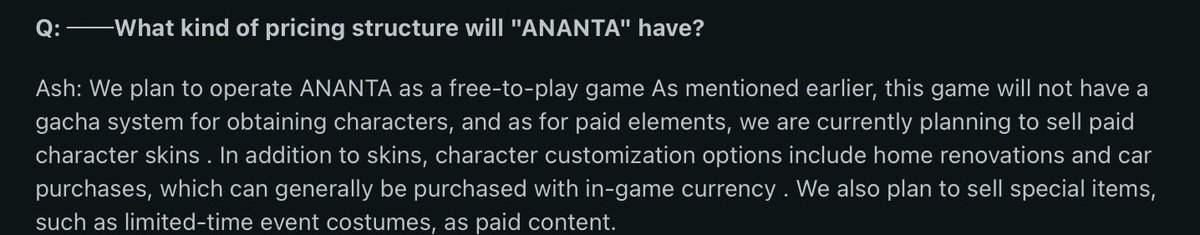 anantanetwork's tweet image. ANANTA’s pricing structure explained in an interview:

Thanks to EyeBallFunnyMan for the compilation!