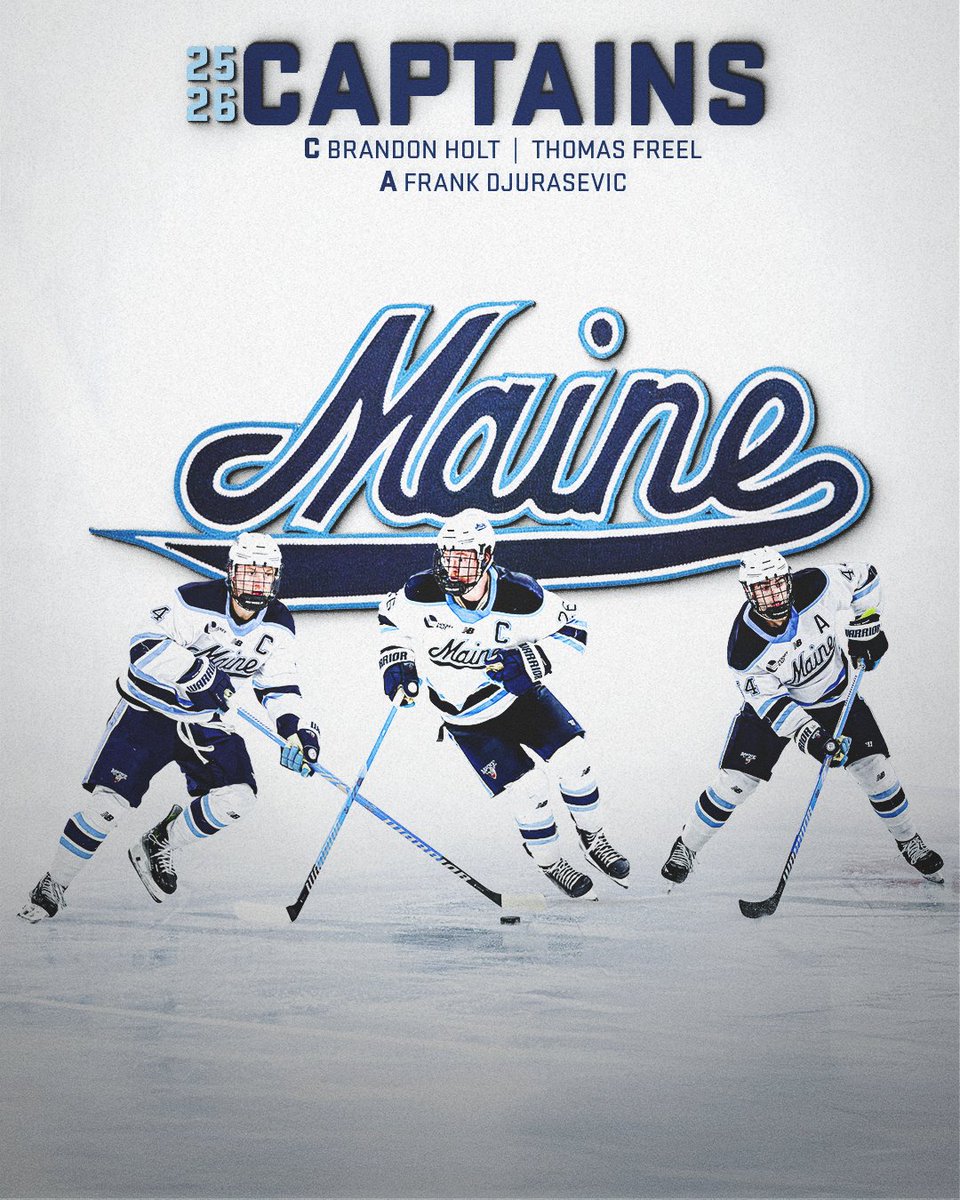 The 2025-26 Captains Ⓜ️ 

#BlackBearNation // #JourneyNorth