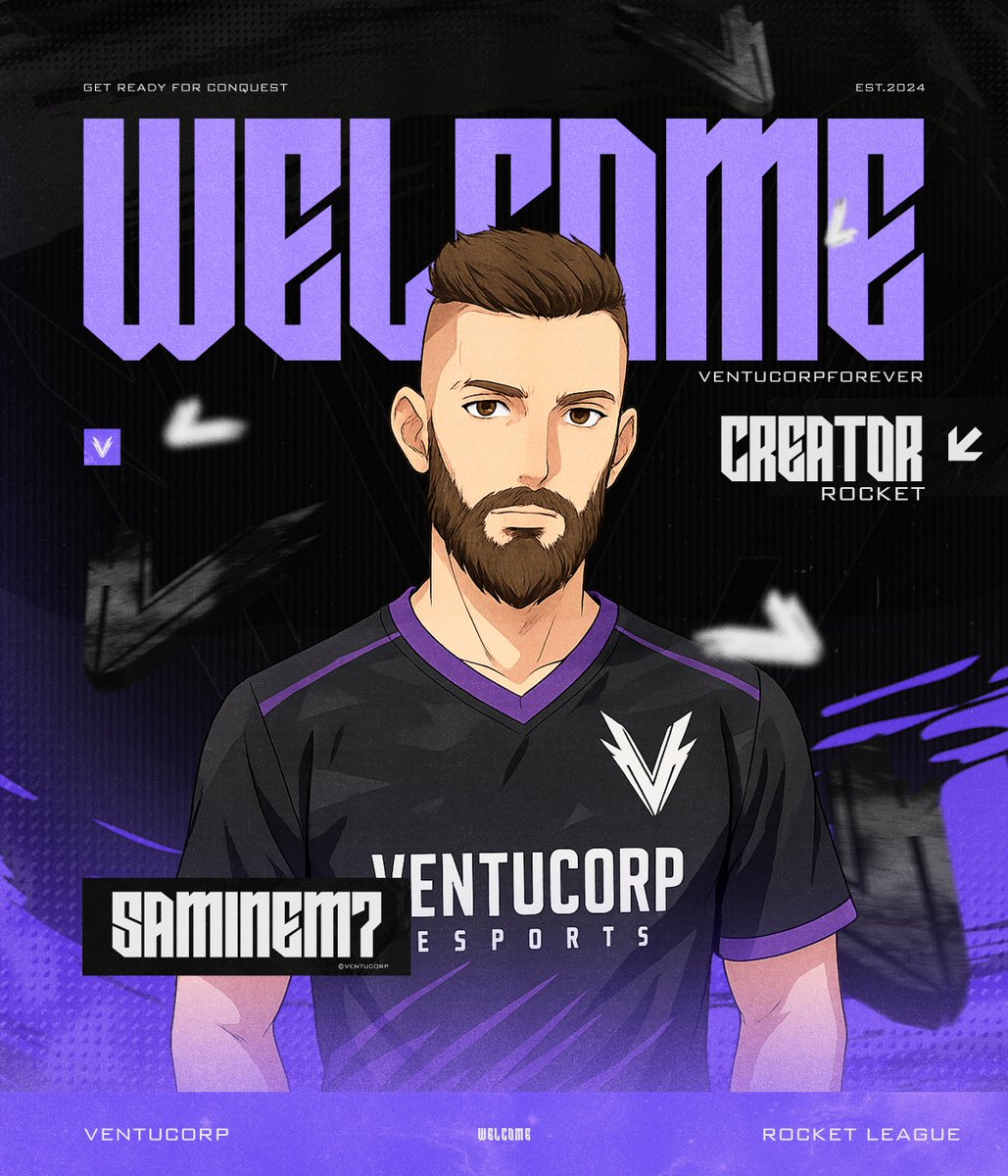 #Presentacion | #CC

El bueno de <a href="/SAMINEM_VR/">SAMINEM 7</a> se nos ha hecho el duro pero al final... RENOVADO otra temporadita más! 💪

Lo mires por donde lo mires ES UN CRACK!!!

Todos a seguirle a su canal de Twitch! Hace Valorant y Rocket (CC por doble) 🤑

#VentuCorpForever