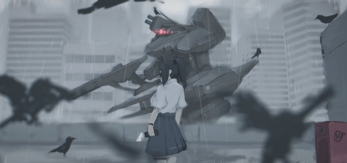 mayr1n12A's tweet image. remember again.

#oc #mecha #イラスト #rkgk and perhaps #ARMOREDCORE