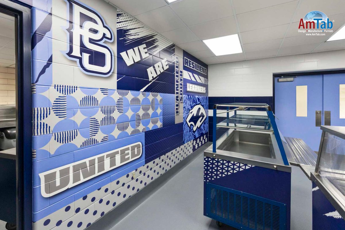 AmTab's tweet image. What defines a great K–12 dining commons? 🍎✨

Today’s standards go beyond functionality—schools need dining spaces that inspire connection, reflect school pride, and support the whole student. 

Is your district ready to modernize your dining commons?
➡️linktr.ee/amtabmfg