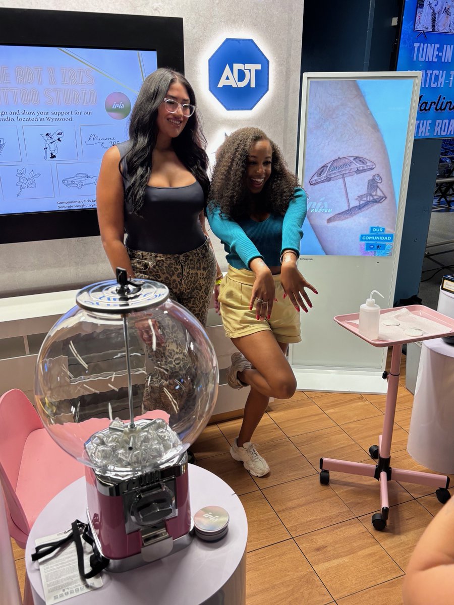 <a href="/iristattooart/">Iris Tattoo & Piercings</a> is leaving their mark on the <a href="/Marlins/">Miami Marlins</a> 2025 baseball season.

Catch them near Section 17 at the ADT pop-up tonight and tomorrow! Free temporary tattoos + prizes—don’t miss out!

🔗 Learn more: newsroom.adt.com/community-stor…