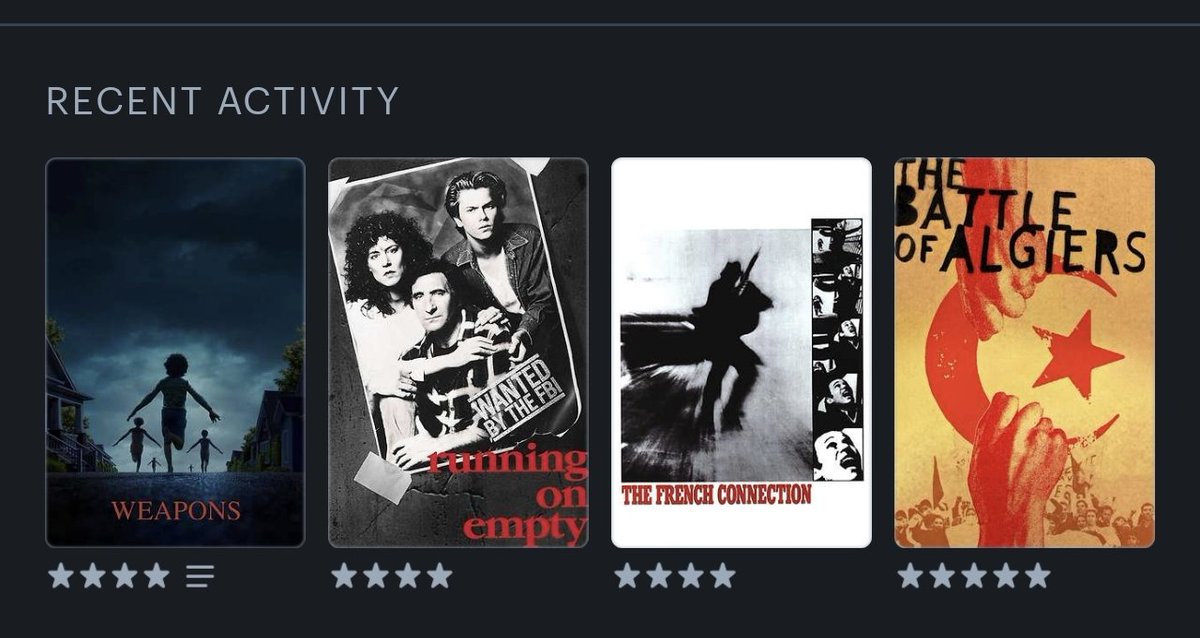 Nefis bir haftaydı. Hiç boş film yok. İzleme listesindeki kalite için PTA'ya teşekkürler. One Battle After Another'a artık hazırım sanırım :)