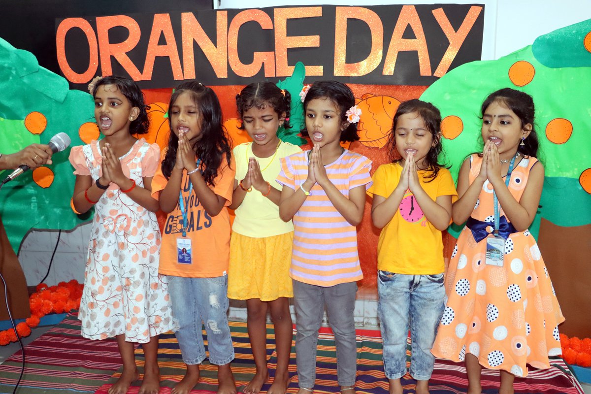 goodshepherdjc's tweet image. GSPS KINDER MOENTESSORI 
ORANGE DAY -2025
"Orange is the color of positive thinking and optimism" and "Orange strengthens your emotional body, encouraging a general feeling of joy, well-being, and cheerfulness".
.
.
.
.
.
.
#CBSESchool #gsps #montessori #montessorieducation