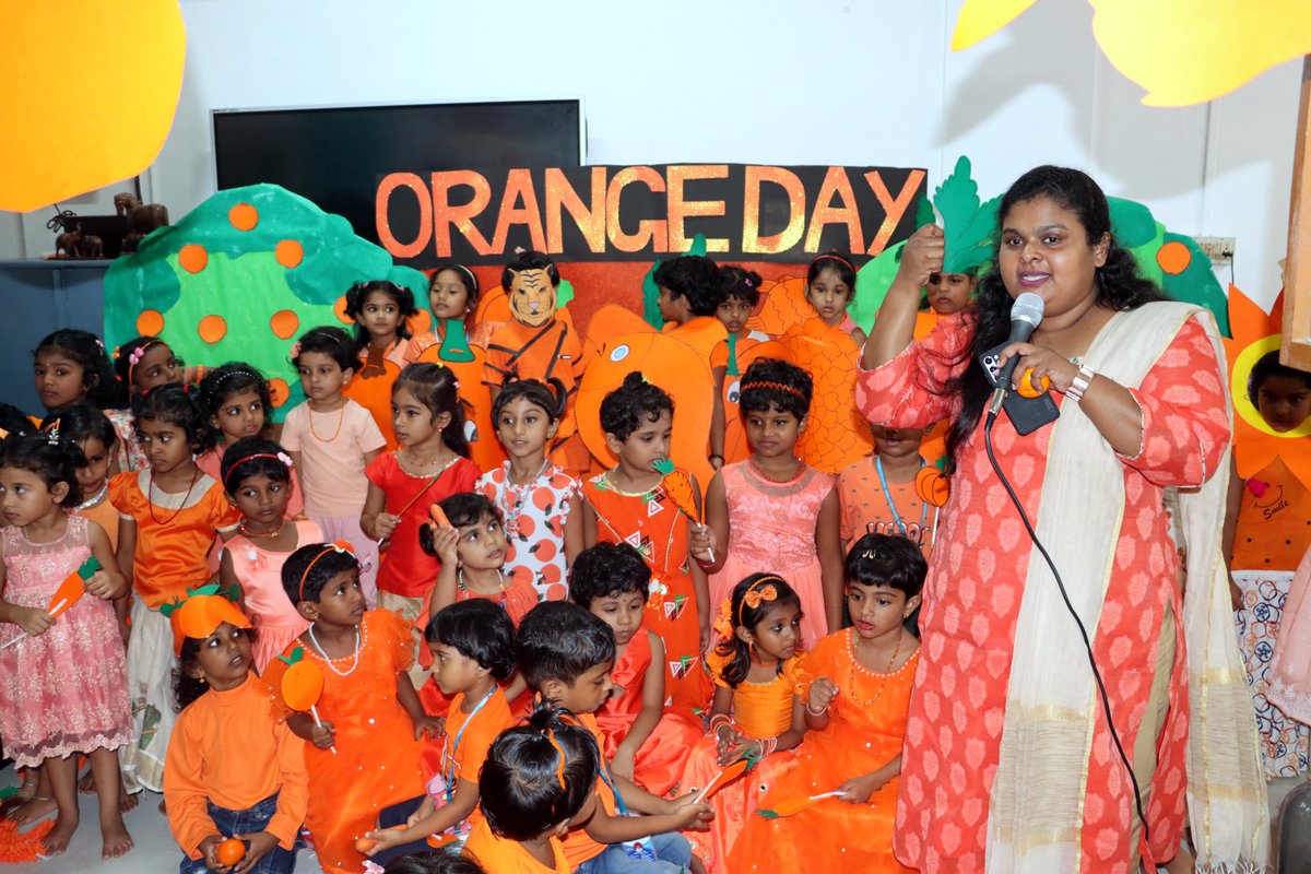 goodshepherdjc's tweet image. GSPS KINDER MOENTESSORI 
ORANGE DAY -2025
"Orange is the color of positive thinking and optimism" and "Orange strengthens your emotional body, encouraging a general feeling of joy, well-being, and cheerfulness".
.
.
.
.
.
.
#CBSESchool #gsps #montessori #montessorieducation