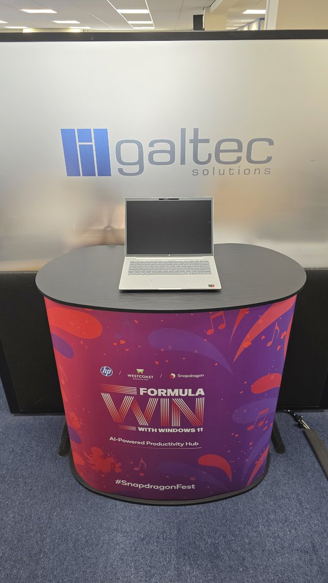 GaltecLtd's tweet photo. Galtec HQ has been temporarily taken over by Snapdragon!

If you’re curious how these devices can supercharge your business workflows, especially with Microsoft Copilot, drop us a message.

#SnapdragonFest #AI #Innovation #HP #Snapdragon #Westcoast #FutureReady #TechLeadership https://t.co/3h0XS7zUsh