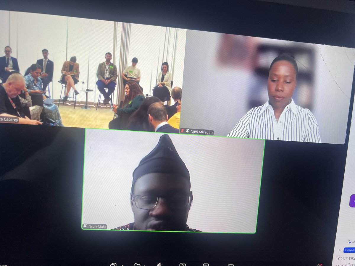 Happening Now at the #UNGA80 Commemoration Event on The Future We Agreed:  Cameroon Future Generations activist, Nsah Mala, discusses the importance of funding the <a href="/UN/">United Nations</a> Office of Future Generations.