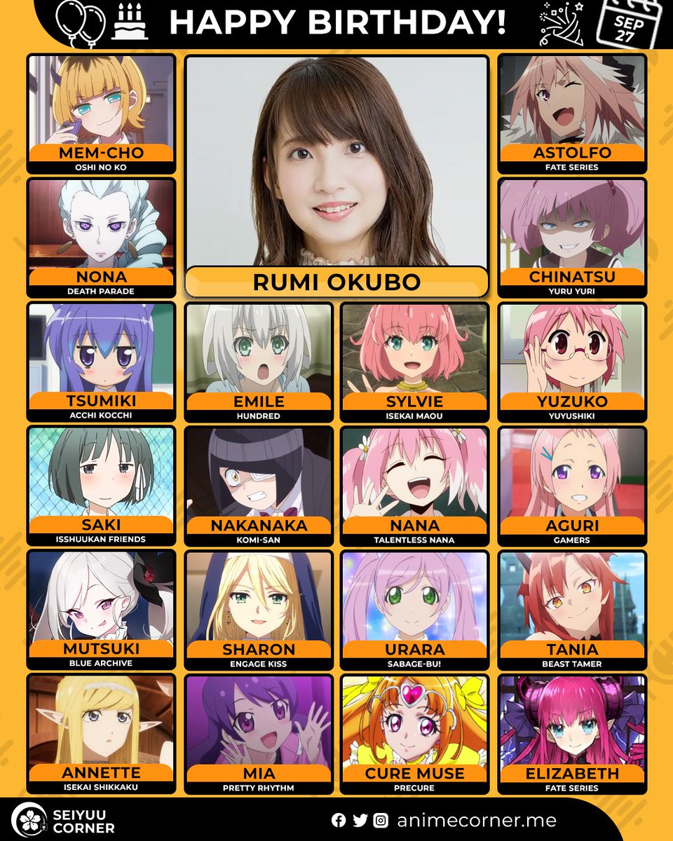 Happy 36th birthday Rumi Okubo!🎉

Join us in wishing Rumi-Rumi all the best <a href="/rumirumi_81pro/">大久保瑠美</a> 

#RumiOkubo #大久保瑠美 #大久保瑠美生誕祭2025