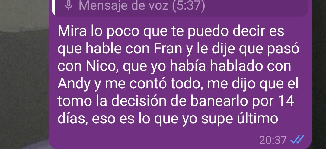 Lushir7_'s tweet photo. Por 14 días lo habían baneado, solo eso había pasado el año pasado con ese tema https://t.co/eTMC37GyhH