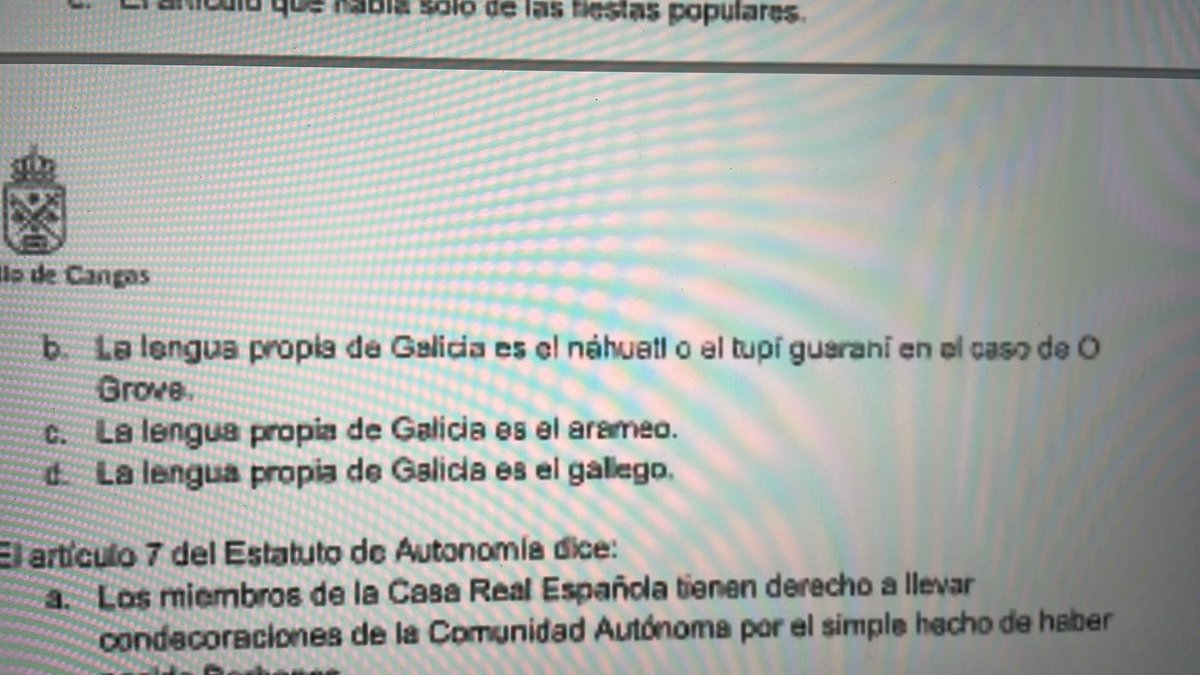 Sabíais que hay un Concello en Galicia que hace estas preguntas en pruebas de acceso al empleo público? Aquí una muestra👇🏽😲
Que os parece esto, una actitud coloquial y cercana o poca seriedad? Os leo.