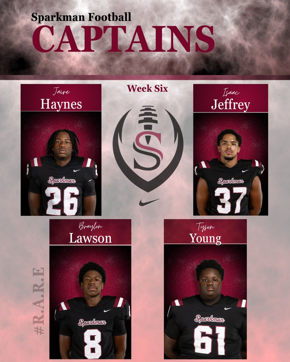 The gentlemen chosen to lead us into battle on Homecoming! Congrats! #RARE