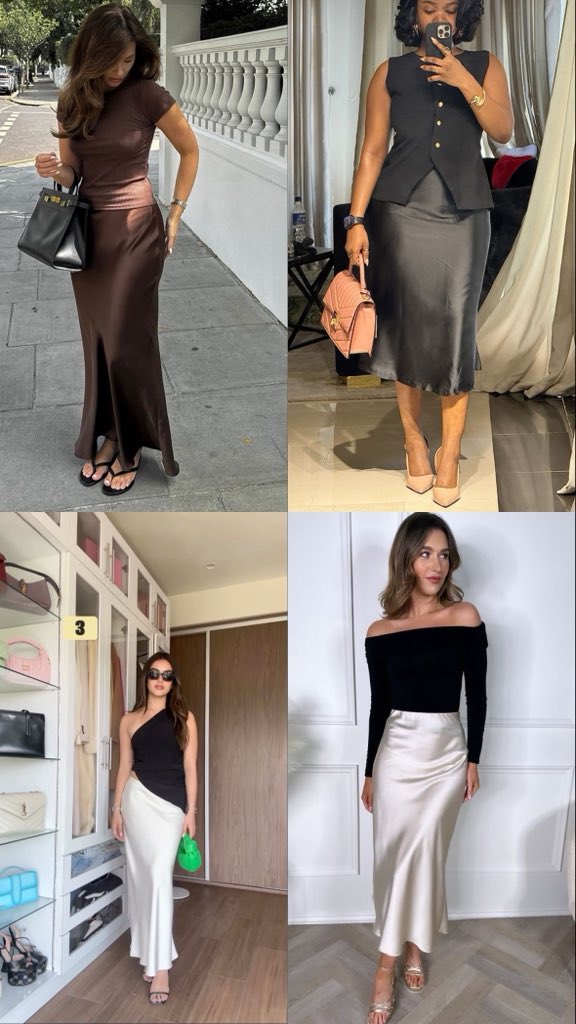 thestyleauraa's tweet photo. Luxury Satin Skirts 💎 Yours for just NGN 15,000! 💃🏽
📌 Made to order 🪡
🔥 Limited spots – DM now to grab yours! https://t.co/8o8yaz8qV6