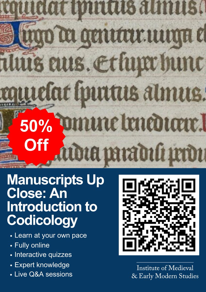 🍂Autumn Offer! 50% off 1-week Online Courses!

To celebrate the success of our short courses and introduce a host of new students to learning with IMEMS, our 1-week short courses are just £100 each for a limited time! Follow the link or scan the QR codes:
imemsdurhamlearn.com/ourcourses/