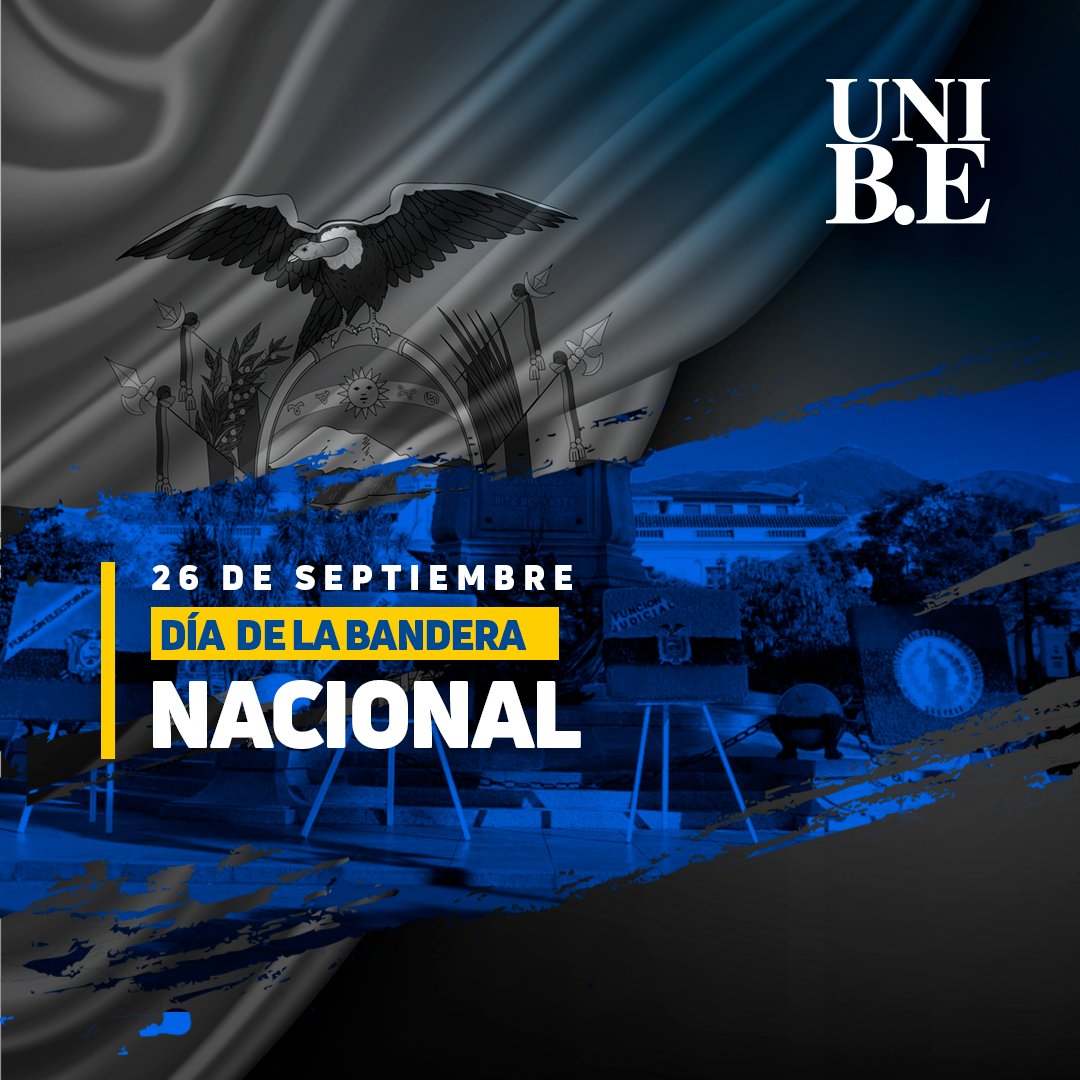 Recordemos nuestros más grandes símbolos patrios: la bandera tricolor que representa la identidad del Ecuador. 🇪🇨

#DíaDeLaBandera #Ecuador #EfeméridesUNIBE