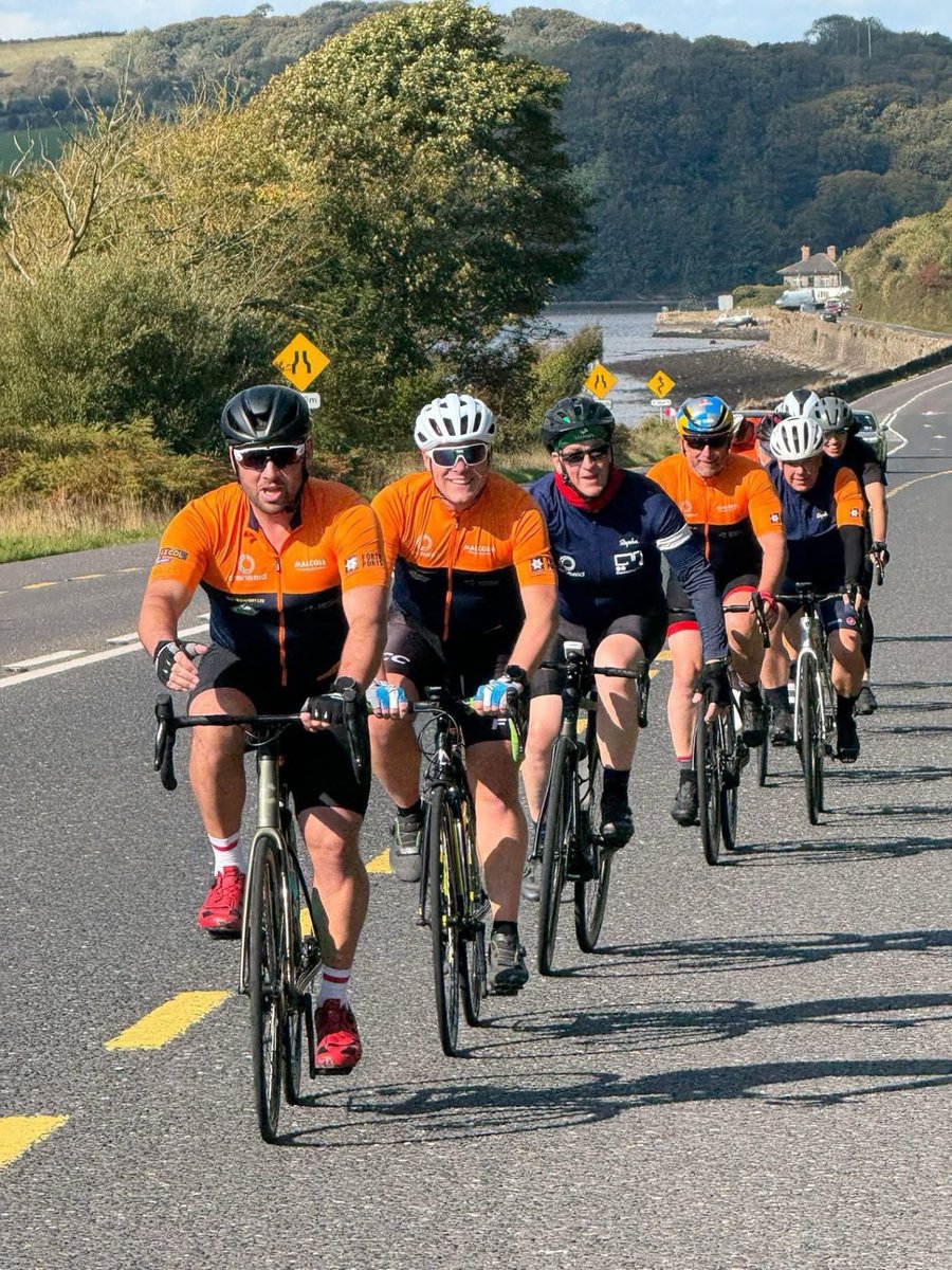 MalcolmGroup's tweet image. 🚴‍♂️ Team Malcolm have completed day 2 of Transaid&apos;s Cork to Dublin Cycle Challenge!

Wishing all the riders the very best of luck as they continue their journey to Dublin in support of a fantastic cause.

#CycleChallenge #TransaidC2D25 #CharityPartners #Transaid #TheMalcolmGroup