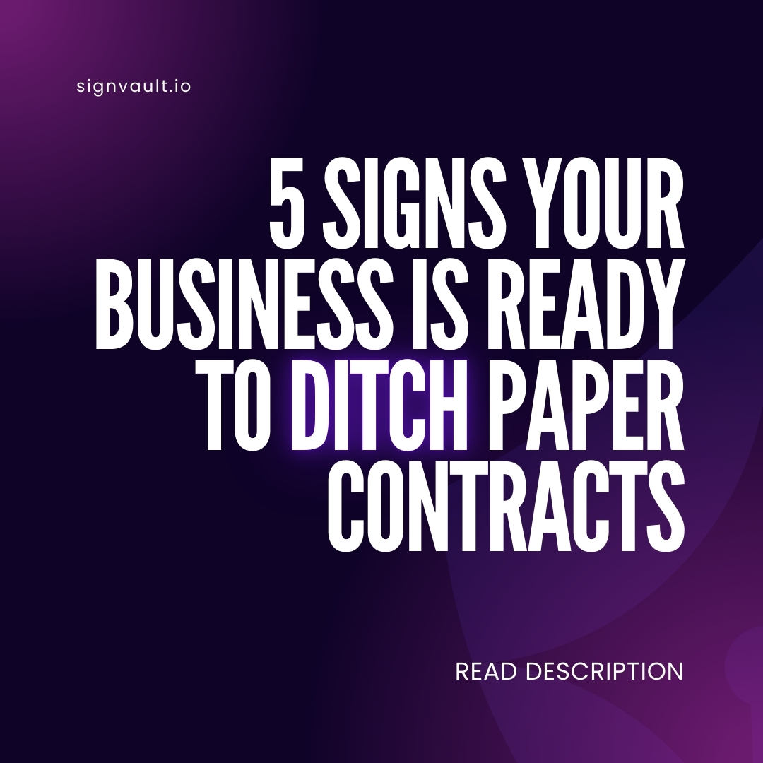 It still takes an average of 23 days to get a contract signed.

That’s nearly a month wasted, and not on tough negotiations, but on outdated paperwork.

This is what “business as usual” looks like in 2025:

1. A contract sits in someone’s inbox for a week because they’re “on the
