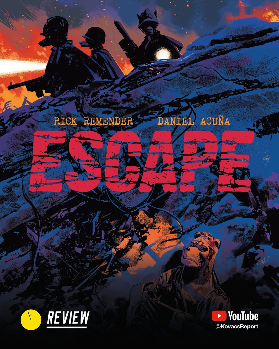 Escape #2 Review - An Incredible WWII Story with Heart!
youtu.be/fWmohmC7nDw

Follow/Support The Kovacs Report:
I | X | FB | Bluesky | Reddit | LOCG |Patreon: @kovacsreport

Rick Remender <a href="/Remender/">Rick Remender</a>
Daniel Acuña <a href="/LagartoMurciano/">Daniel Acuña Perez</a> 
Image Comics @imagecomics
Giant Generator