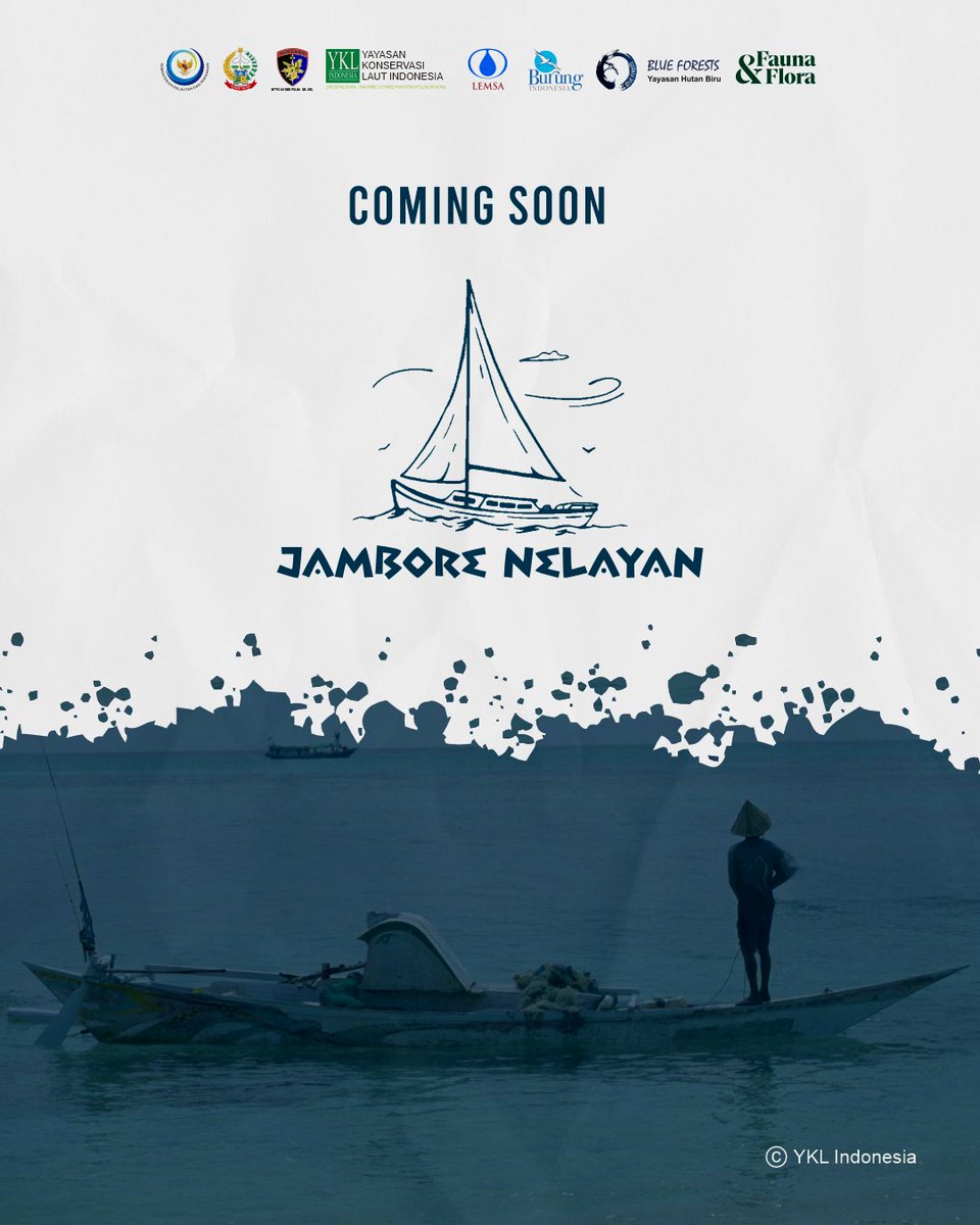 🌱🐢 Dari terumbu karang, mangrove, hingga penyu—semua butuh perlindungan.

Jambore Nelayan akan mempertemukan para penjaga laut untuk belajar, berdiskusi, dan berkomitmen menjaga keberlanjutan sumber daya pesisir.

Coming Soon!

#yklindonesia #jamborenelayan #nelayanberdaya