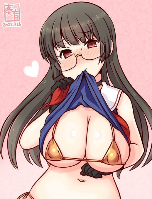 「伝統の夜戦…今こそ鍛えた力をお見せする時!」

#艦これ版真剣お絵描き60分一本勝負_20250926
#鳥海 