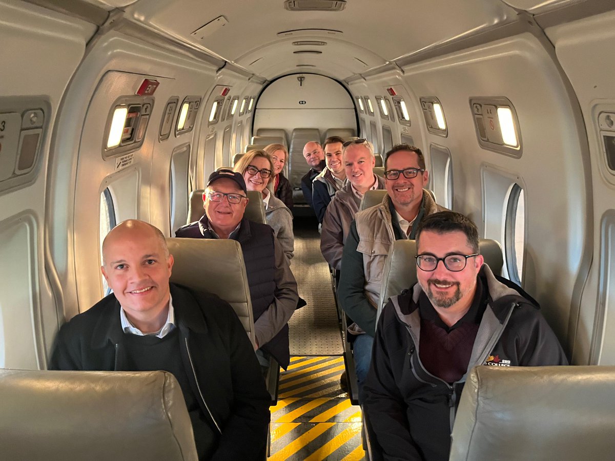 Wheels up to Fort Mac this morning.