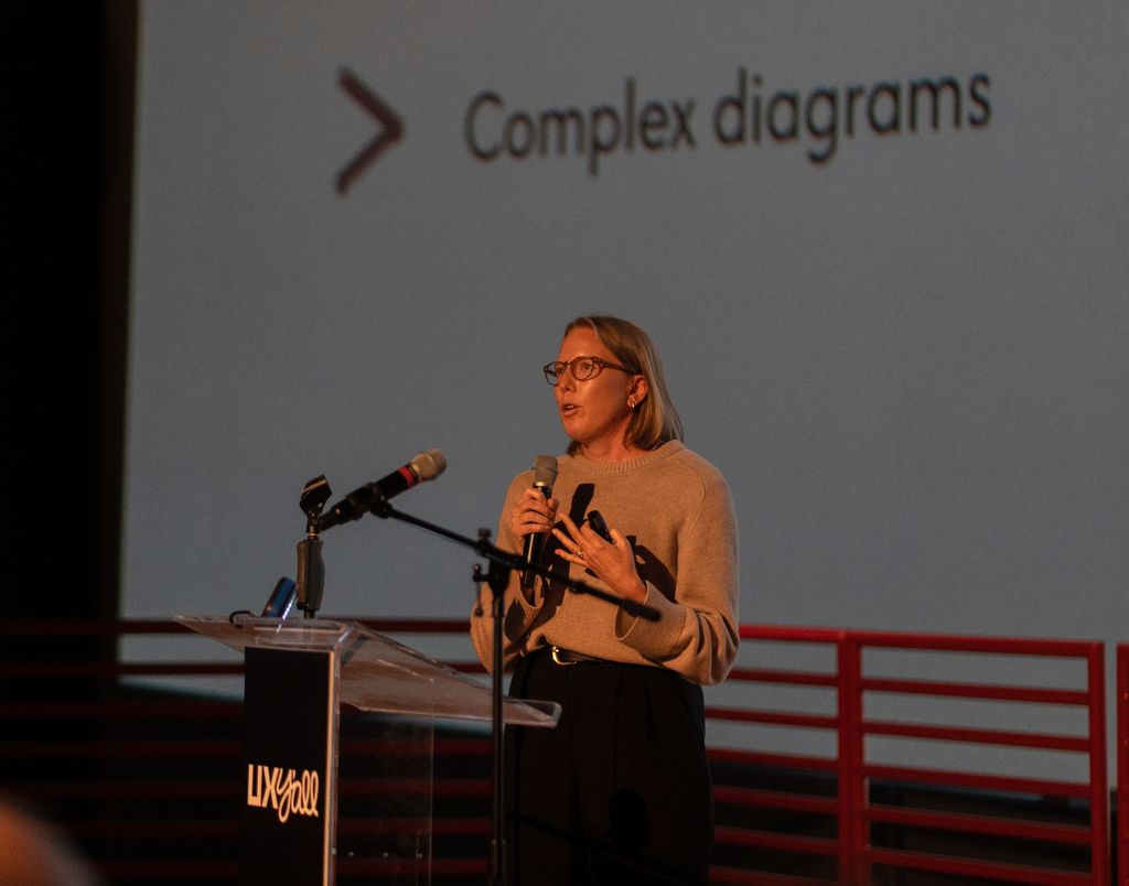 UX Y’all Conference (@uxyall) on Twitter photo The only bad choice with AI? Not experimenting. Maggie Criqui showed how low-stakes side projects could spark high-value professional breakthroughs.
#UXYall2025 #DesignConference #UserExperience #AITools
📸 <a href="/ola_gallery/">AL-OLA Gallery</a> The only bad choice with AI? Not experimenting. Maggie Criqui showed how low-stakes side projects could spark high-value professional breakthroughs.
#UXYall2025 #DesignConference #UserExperience #AITools
📸 <a href="/ola_gallery/">AL-OLA Gallery</a>