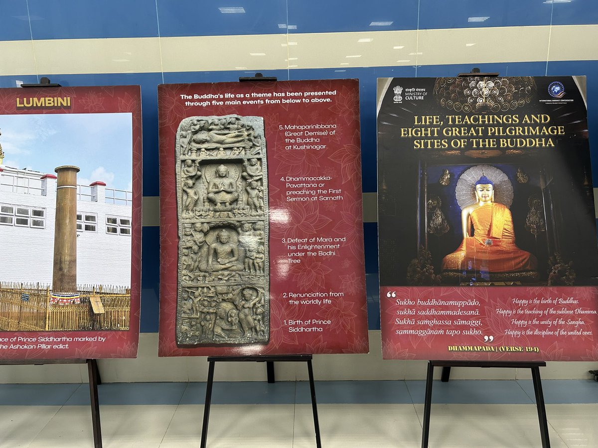 IbcWorldOrg's tweet image. The #IBC in association with @MinOfCultureGoI is proud to present its exhibition on “Life, Teachings & Eight Great Pilgrimage Sites of the #Buddha” at the 3rd International Buddhist Forum in Elista, #Kalmykia (#Russia). We are showcasing the four most sacred sites in Buddha’s…